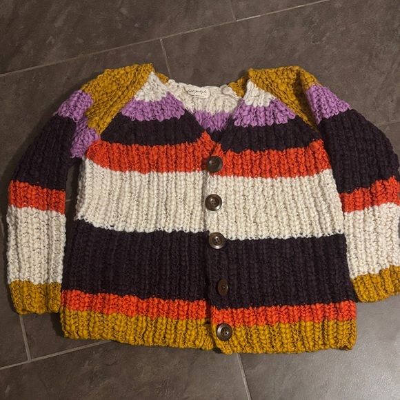 Free People Multicolor Chunky Knit Cardigan - Picture 2 of 6
